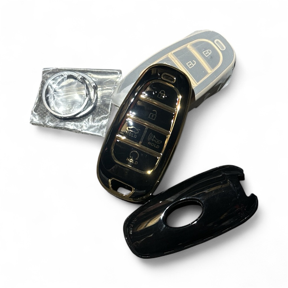ACROPIX TPU 4 Button Keyless Entry Remote Key Fob Cover, for Hyundai Tucson